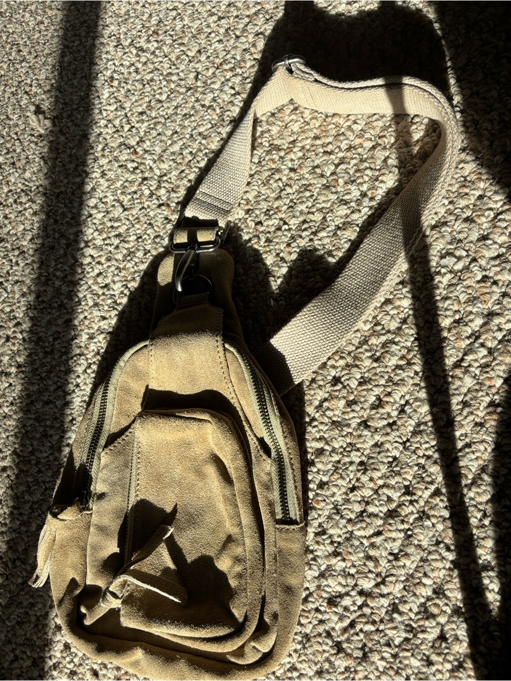 Free people Hudson suede sling bag